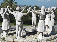 Monumento alla Sardana sulla collina del Montjüc